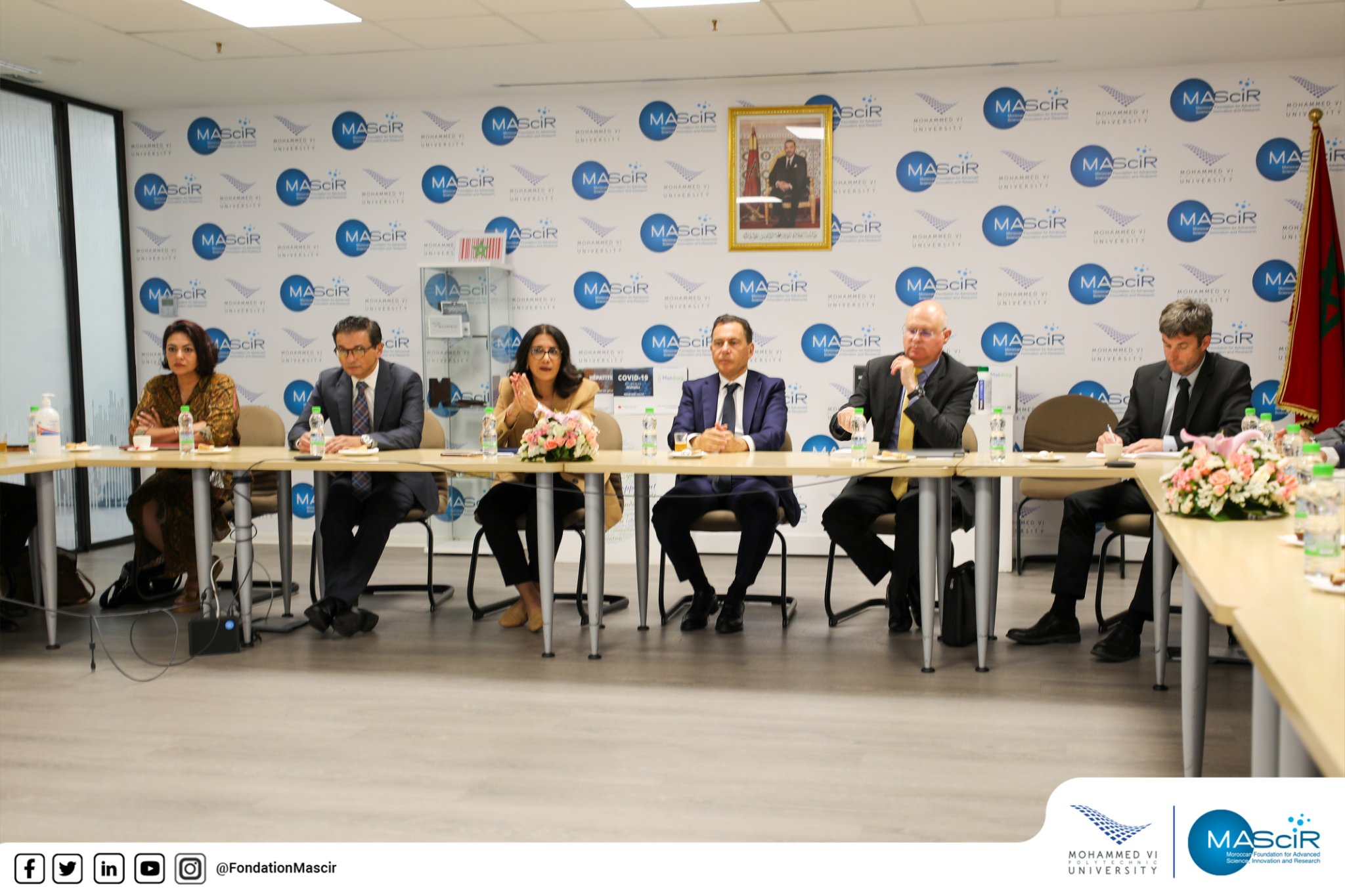 A DELEGATION FROM SICPA WAS ON A VISIT TO MASCIR