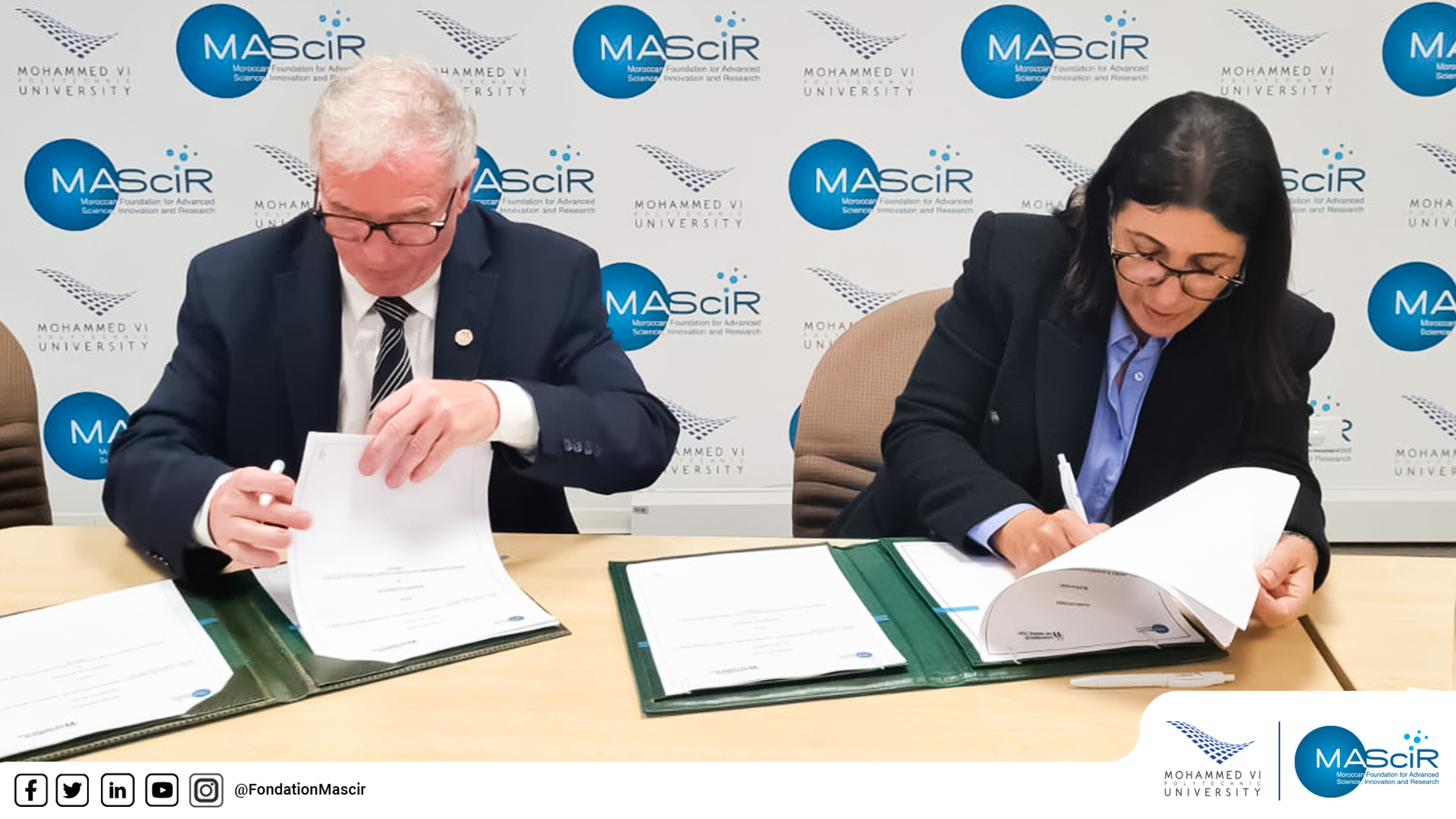 MASCIR SIGNS AGREEMENTS WITH THE UNIVERSITY OF MONCTON IN CANADA